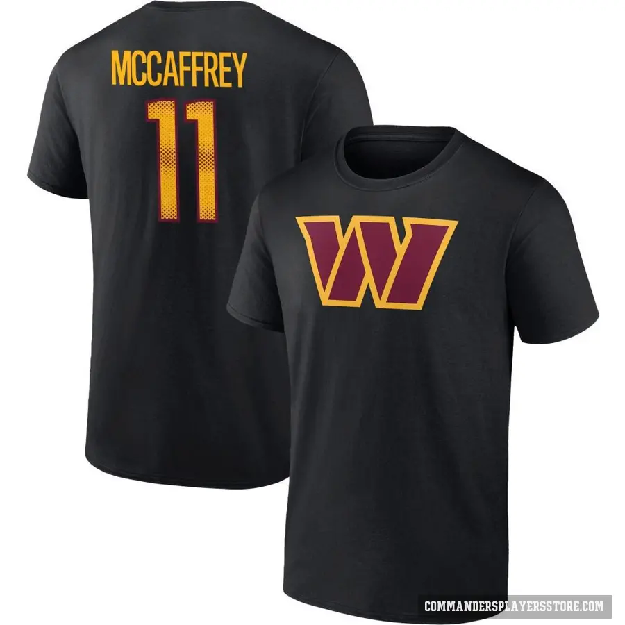 Youth ＃11 Luke McCaffrey Washington Commanders Black T-Shirt